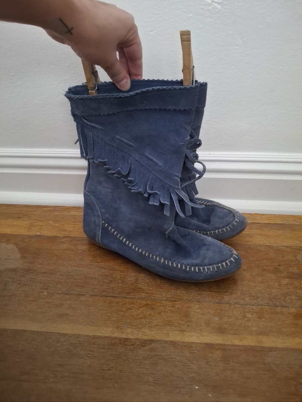 Vintage Suede Mocassins